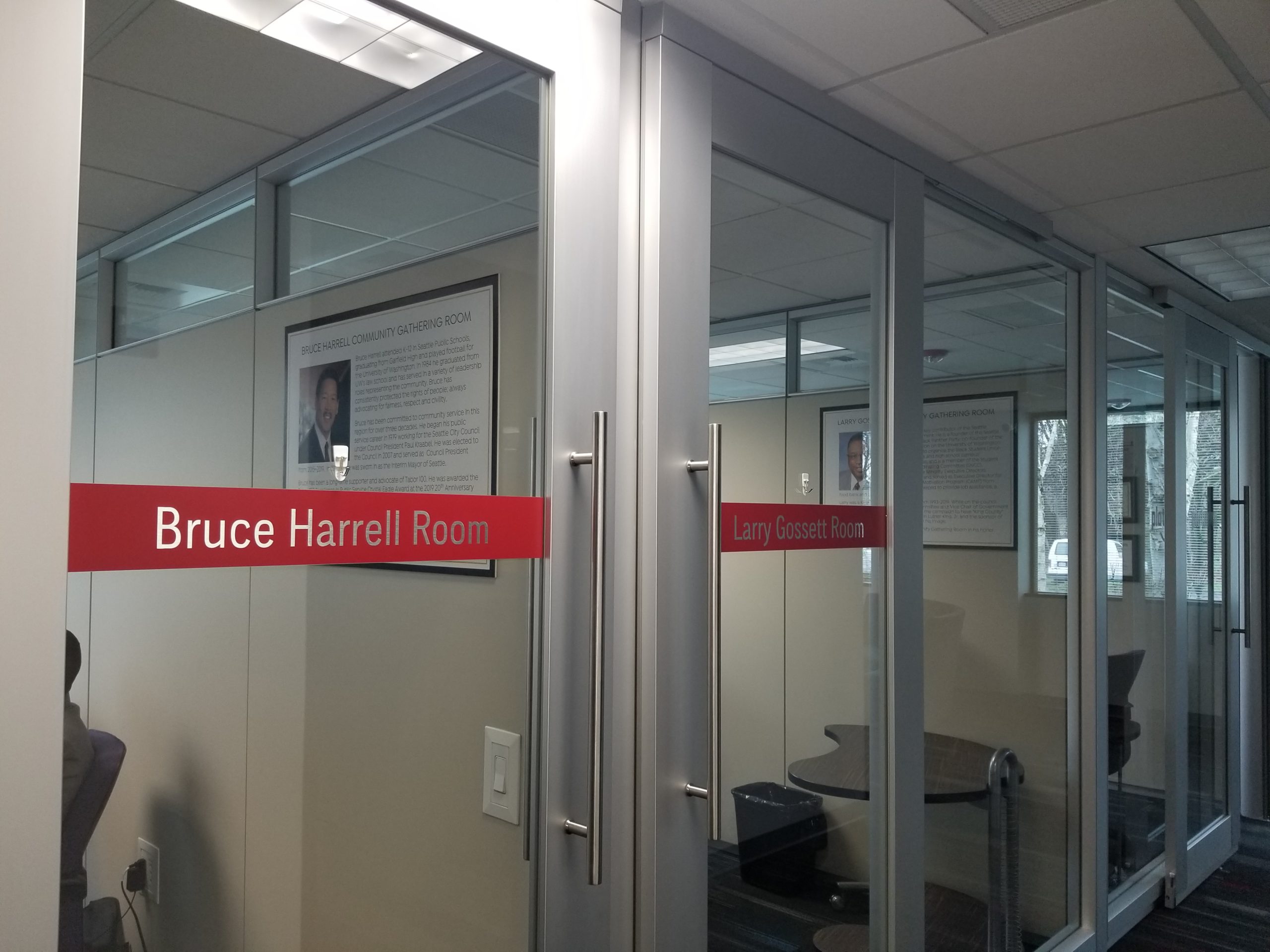 Bruce Harrell Huddle Room